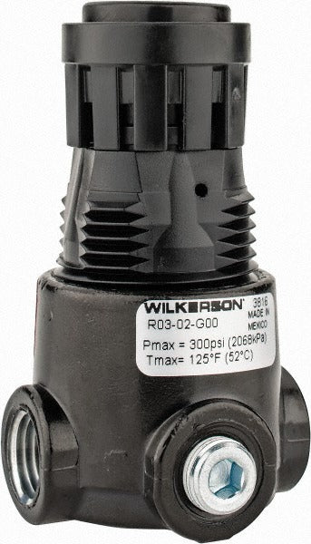 WILKERSON Wilkerson R03-02-G00 Miniature Air Regulator 1/4 Npt