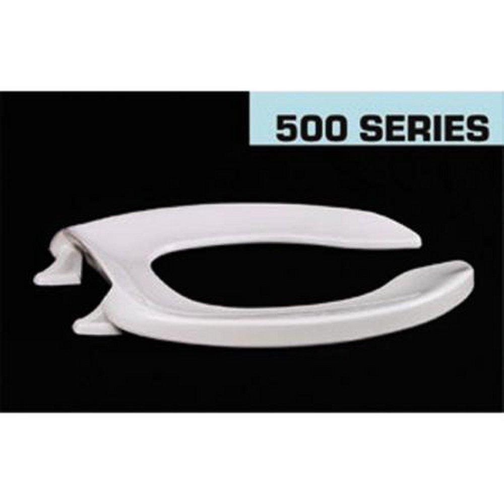 Centoco Manufacturing 500CCSS-001 500 Series Elongated Toilet Seat in White