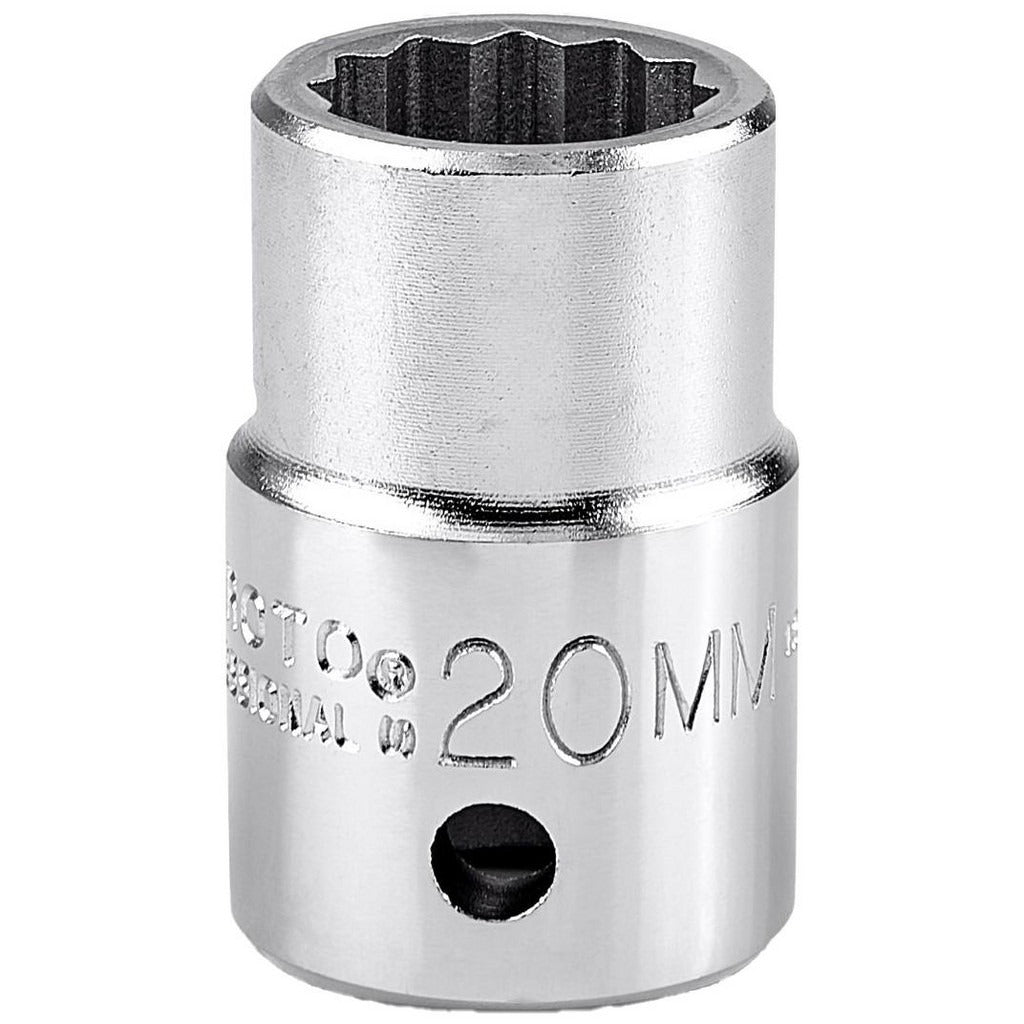 PROTO Proto J5520M 20mm 12-point 3/4 Drive Hand Socket