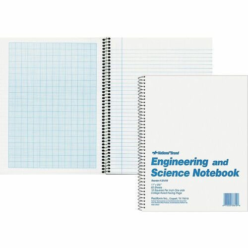 REDIFORM Rediform RED33610 Engineering Science Notebook 60 Sheets