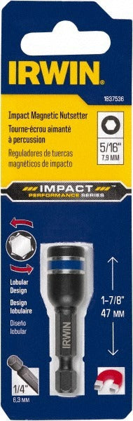 IRWIN Irwin IWAF342516 Magnetic Nutsetter Bit 5/16 in Hex