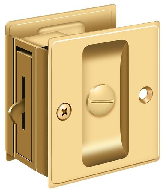 DELTANA Deltana SDL25CR003 Pocket Lock Privacy Lifetime Brass