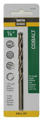 DISSTON CO Disston Company 571265 Cobalt Hss Drill Bit 1/4in X 4in