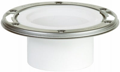 SIOUX CHIEF Sioux Chief 887-PM Pvc Closet Flange 4x3 in Sch 40