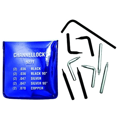 Channellock 927T Snap Ring Pliers Tip Kits Internal and External Steel