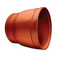 Victaulic WH13050PF0 Model W50 Orange Enamel Painted Ductile Iron Concentric Reducer, 16 X 12 IN, Grooved End