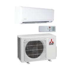 Mitsubishi M-Series 9000 BTU Wall Mounted Heat Pump Air Conditioning System - 17 SEER