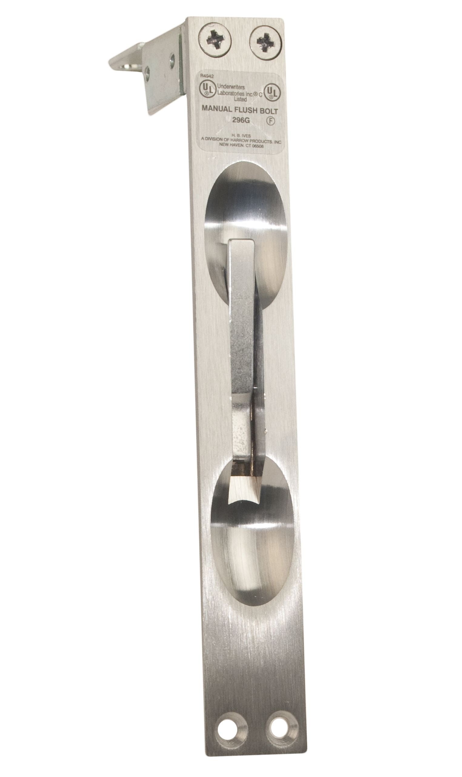 IVES Ives FB35826D Manual Flush Bolt Wood Doors Satin Chrome