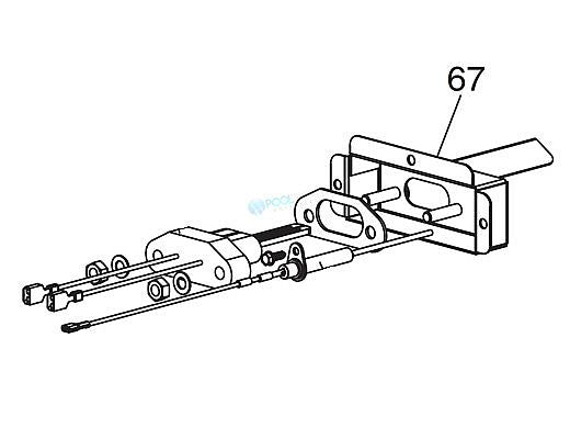 Zodiac R0484000 Ignition Bracket with Shield Replacement for Zodiac Legacy LRZE Pool and Spa Heaters