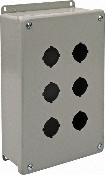 NVENT Nvent Hoffman E6PB Steel Pushbutton Switch Enclosure