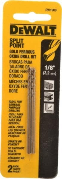 DEWALT Dewalt Accessories DW1908 Split Point Drill Bit 5 Pack