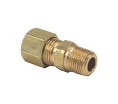 BRASSCRAFT 68-4-2X 1/4 Inch Comp x 1/8 Inch Male Brass Reducing Adapter Lead Free