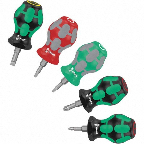 WERA Wera 05008872001 5 Pc Screwdriver Set Phillips Slotted Square