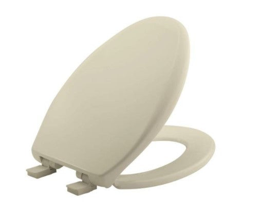 Church 1200E4B-006 Bemis Affinity Elongated Plastic Toilet Seat Bone