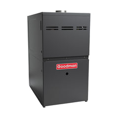 Goodman - 2.5 Ton Cooling - 60k BTU/Hr Heating - Air Conditioner + Multi Speed Furnace System - 15.5 SEER - 96% AFUE - Upflow