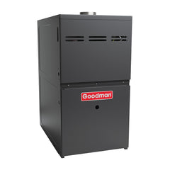 Goodman - 1.5 Ton Cooling - 40k BTU/Hr Heating - Air Conditioner + 2 Stage Furnace System - 16.0 SEER - 80% AFUE - Downflow