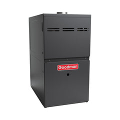 Goodman - 2.0 Ton Cooling - 80k BTU/Hr Heating - Air Conditioner + Variable Speed Furnace System - 15 SEER2 - 80% AFUE - Upflow