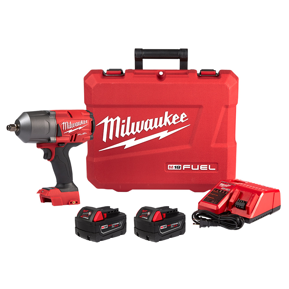 Milwaukee 2767-22R M18 Fuel 1/2 High Torque Impact Wrench with Friction Ring Kit