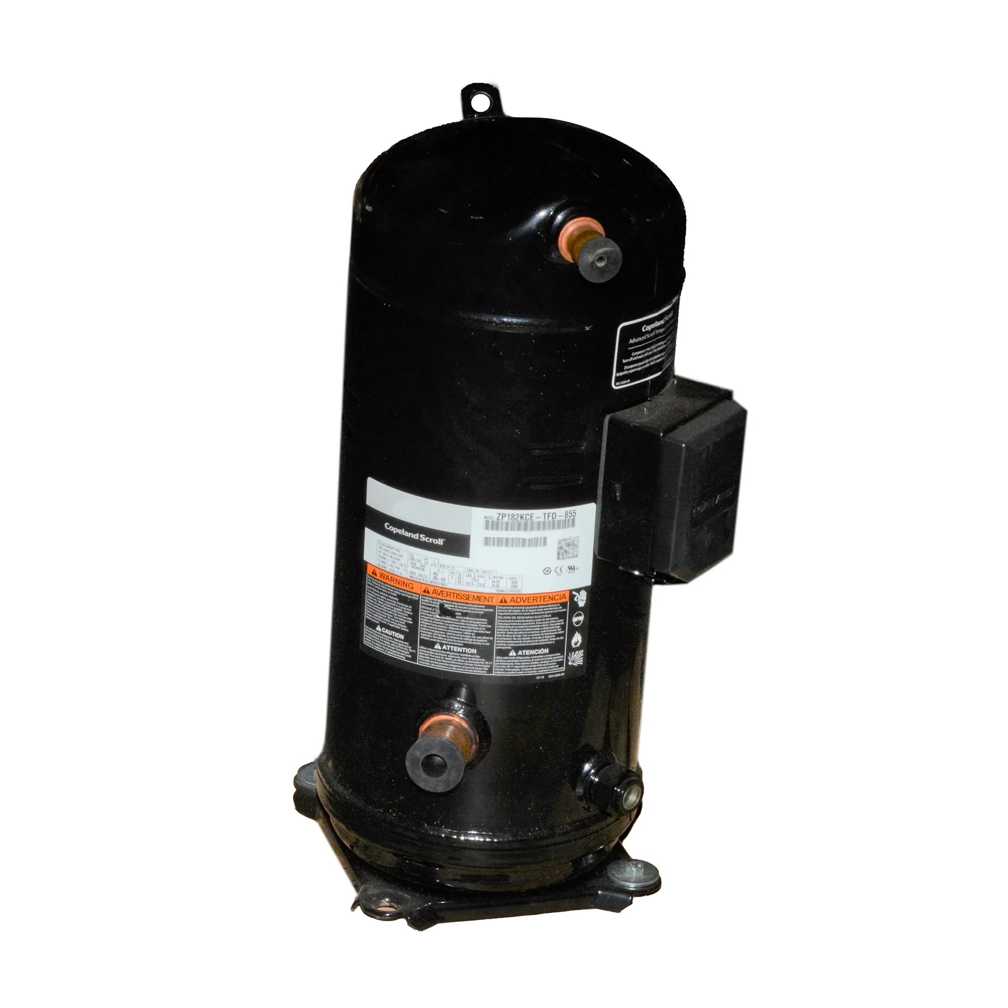 COPELAND Copeland ZP182KCE-TFD-855 Scroll Compressor 183,000 Btu (10.20 in3/rev) ZP182KCE-TFD-855