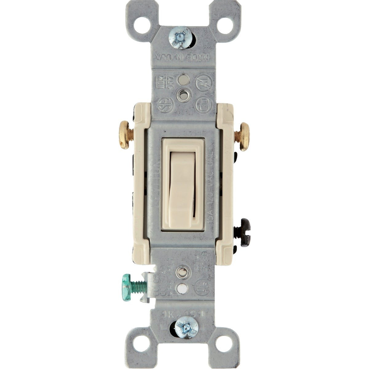 LEVITON Leviton 208-01453-02T 3-way Toggle Switch 15A 120V