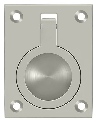 DELTANA Deltana FRP25U15 Flush Ring Pull Satin Nickel