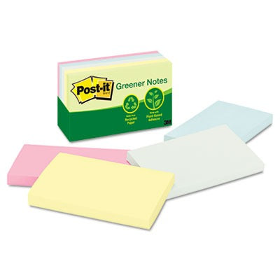 3M 3M MMM655RPA Post-it Greener Notes 3 x 5 5-pack