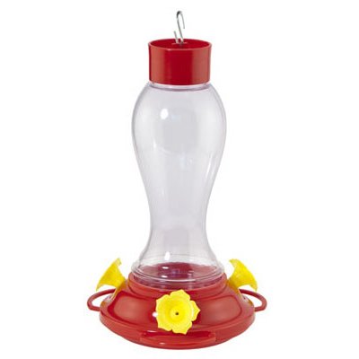 TRUE VALUE NA35237 Audubon Bird Feeder, Hummingbird, Plastic Bottle, 18-oz.