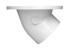 Oatey 43816 4 x 3 in. PVC 45 Swivel Closet Flange