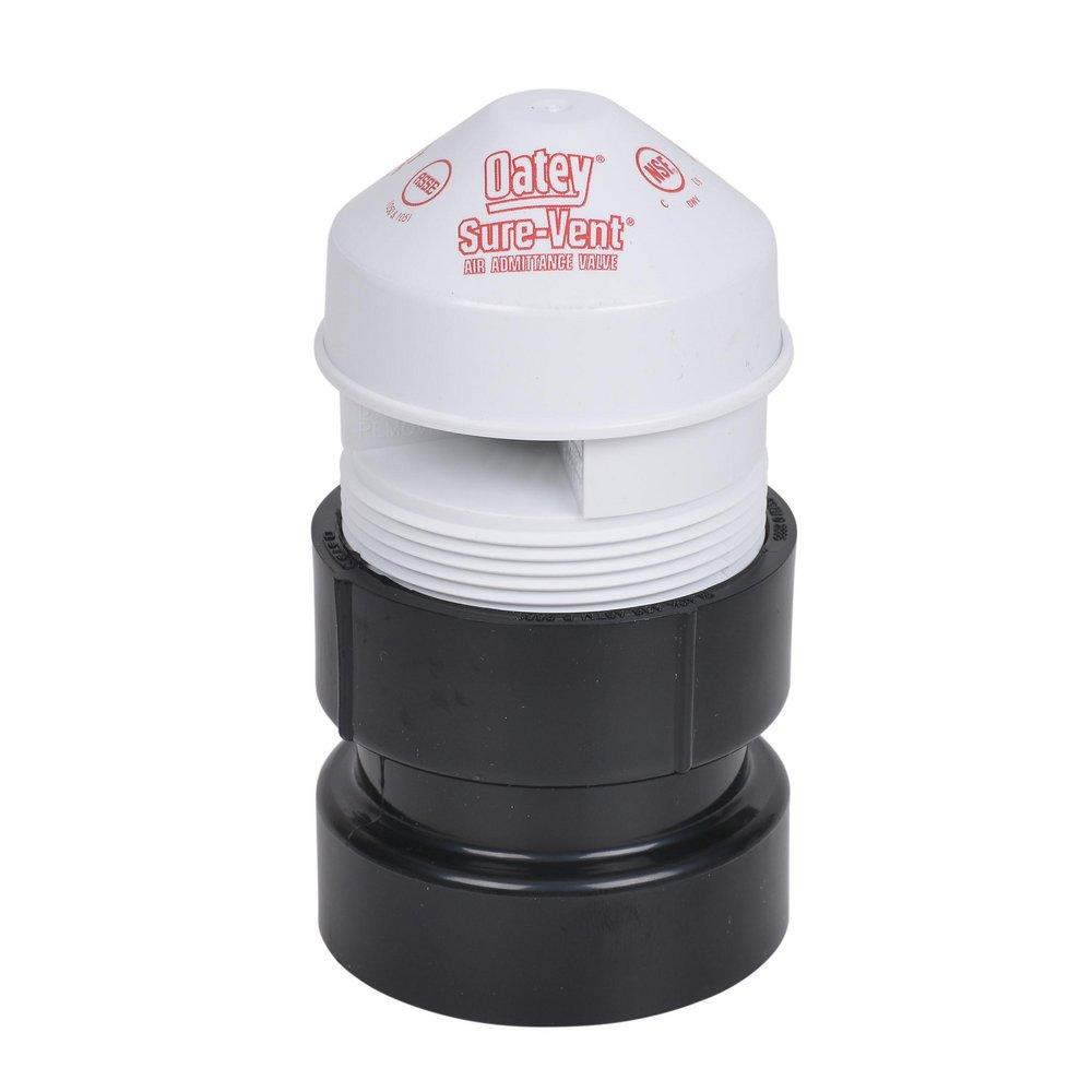 Oatey 39018 Sure-Vent 1-1/2 - 2 in. Air Admittance Valve with ABS Adapter