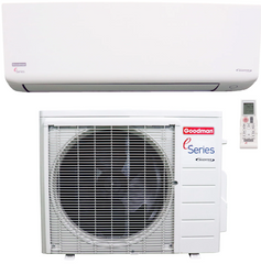 Goodman e-Series - 18k BTU Cooling + Heating - Wall Mounted Air Conditioning System - 18.0 SEER2