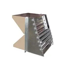 Allied Commercial C1DAMP50C 54W78 Downflow Barometric Relief W/Exhaust Hood KCB/KGB156-240