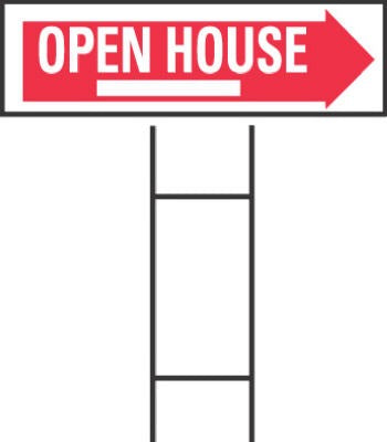HILLMAN Hillman Fasteners 842232 Open House Sign 6x24 in