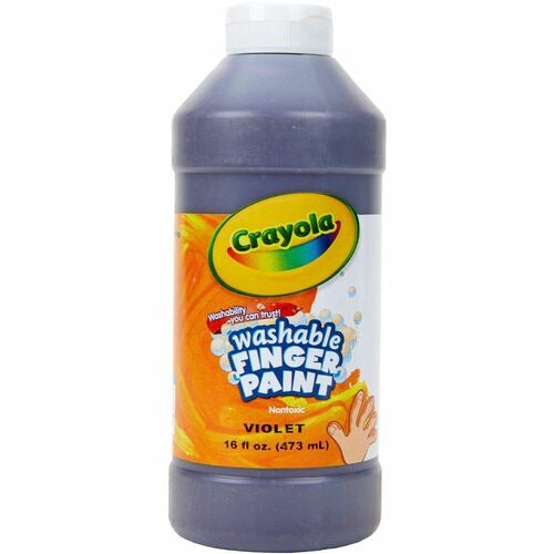 CRAYOLA Crayola CYO551316040 Washable Finger Paint 16 Oz Violet