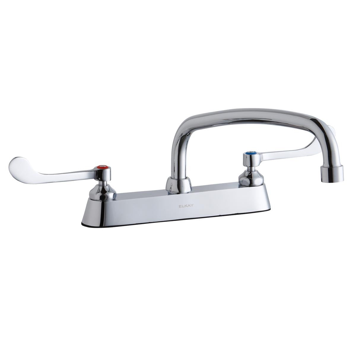 BSC PREFERRED Bsc Preferred LK810AT12T6 Deck Faucet Chrome Wristblade