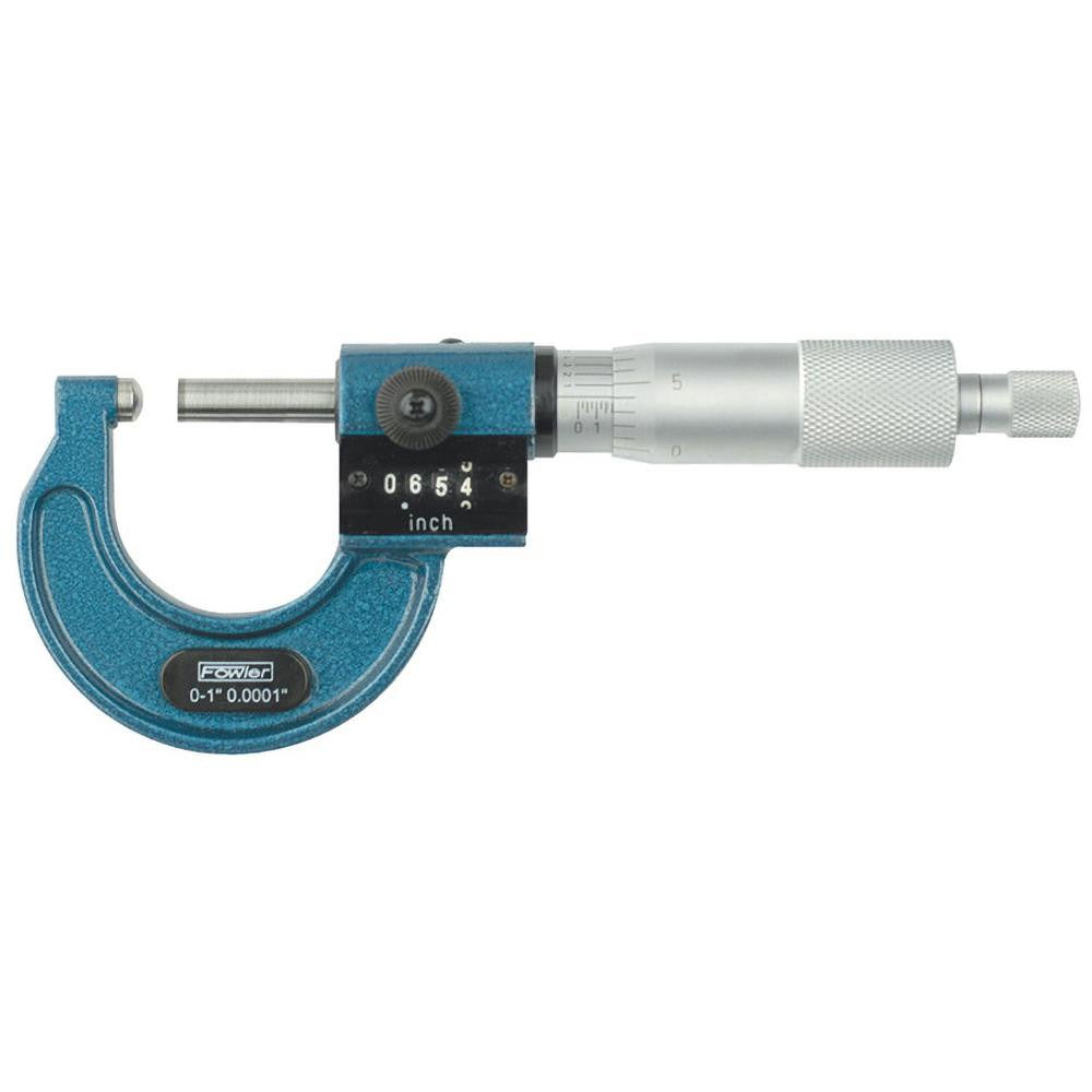 FOWLER Fowler 52-244-201-1 Ball Anvil Micrometer 0-1 Inch