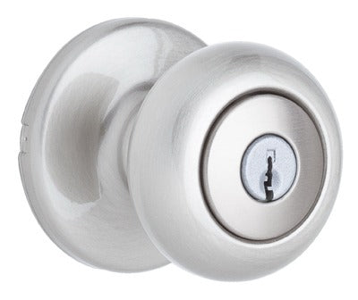 KWIKSET Kwikset 94002-821 Cove Entry Lockset Satin Nickel 6 Pack
