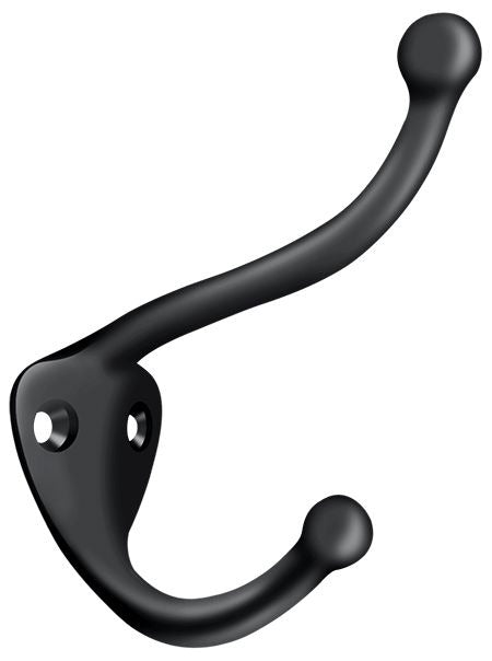 DELTANA Deltana CAHH3U19 Coat and Hat Hook Black