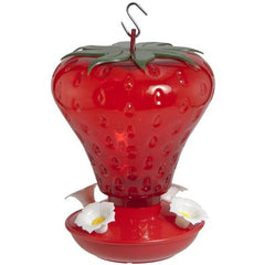 True Value NA5540 Audubon Hummingbird Feeder, Strawberry Shape, 40-oz.