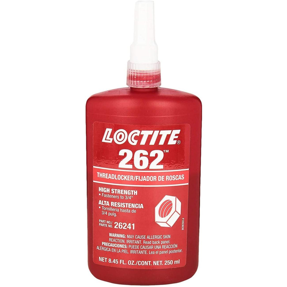 Loctite LOC26241 262 Threadlocker Medium to High Strength 250 ml Bottle LOC135375 Replacement