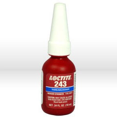 Loctite LOC1329837 243 Threadlocker Blue Medium Strength Oil Resistant 10 ml Bottle REPLACEMENT LOC24077