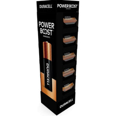 Duracell 4133304341 Coppertop 46 Ct of 24 Packs Tower Display