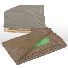 Kotap TBG0810 Heavy Duty Contractor Tarp 8x10 ft Brown/Green 78718110810