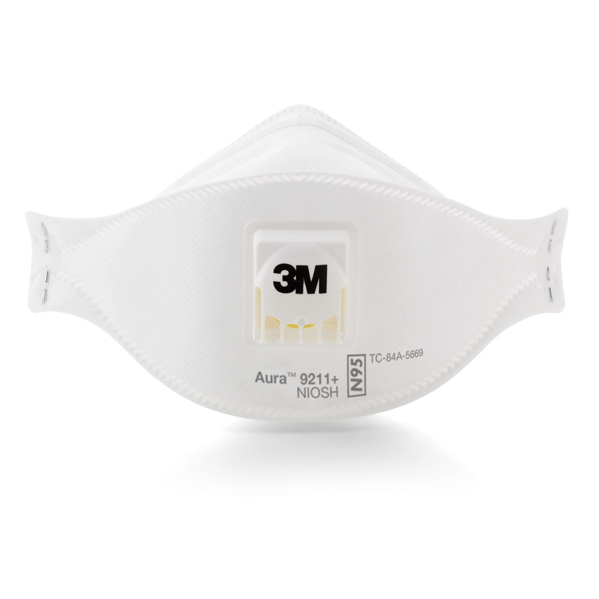 7100110432 3Mâ„¢ Auraâ„¢ 9211+, Disposable Respirator, Standard, N95, White