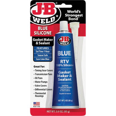 J-B Weld 31316 3 Oz Blue RTV Silicone Gasket & Sealant - Replace 00043425313164