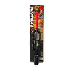 XTRweld WBHFX5P-10 Hellfire X5 Propane Weed Burner and Torch 500,000 BTU with 10' Hose WBHFX5P-10