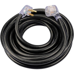 Direct Wire EC0002 Welder Extension Cord 25 ft 250V Black