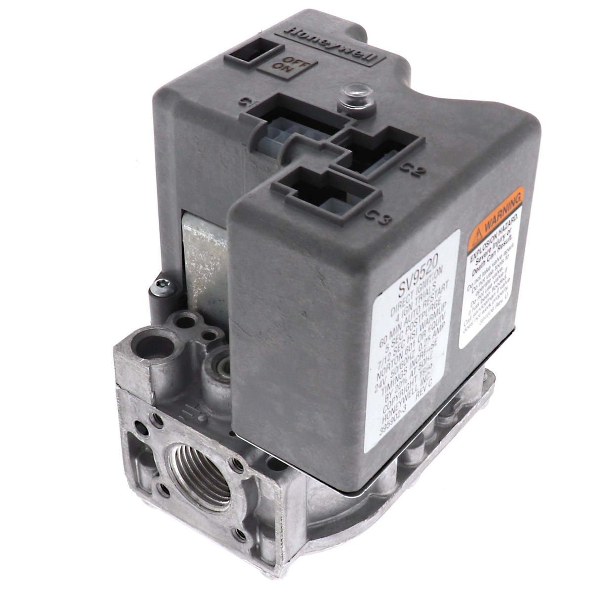 Resideo SV9520H8513 SmartValve Direct Hot Surface Natural/LP Gas Valve 1/2x 1/2 24 VAC Fast Open SV9520H8513