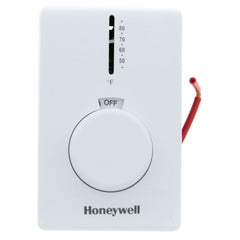 Honeywell Home T4398B1029 Electric Heat Thermostat w/ Thermometer & Position Off Switch Electric Heat Non-Programmable