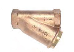 3/4" NPT Bronze Wye Strainer w/ 50 Mesh Screen