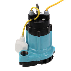 HT-10E-CIA-FS 80 GPM Submersible Sump Effluent Pump with Integral Float Switch - 15ft power cord